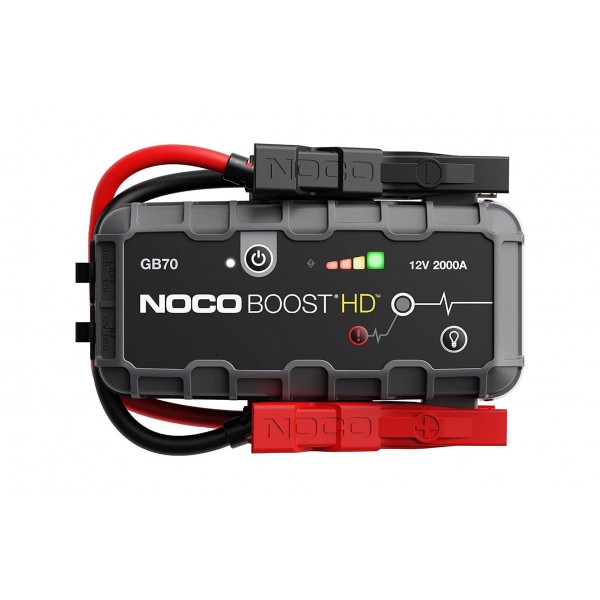 NOCO GB70 Boost 12V 2000A Jump Starter starteris su integruotu 12V/USB akumuliatoriumi